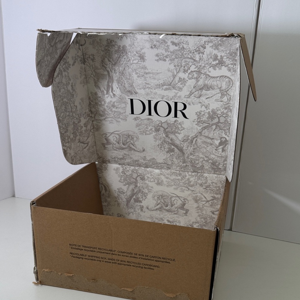 Dior Cardboard Shipping Box Authentic Used